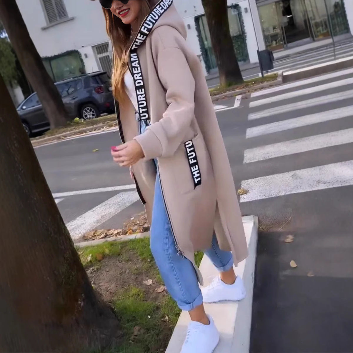 Marta – Oversized Comfort Hoodie Coat