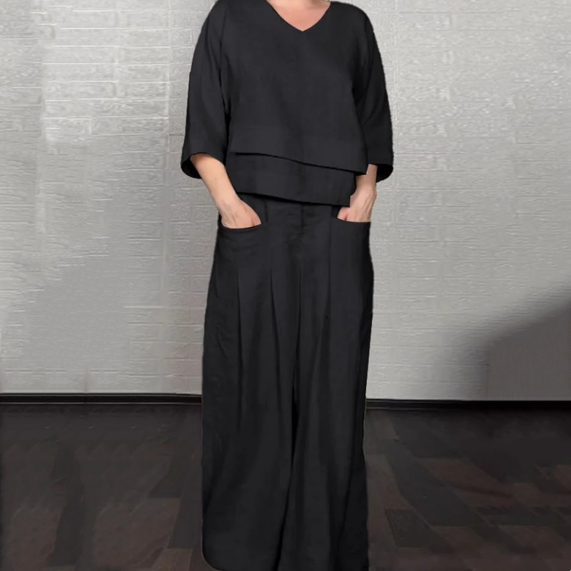 Valentina | 2-piece set with relaxed fit and minimal style for everyday wear