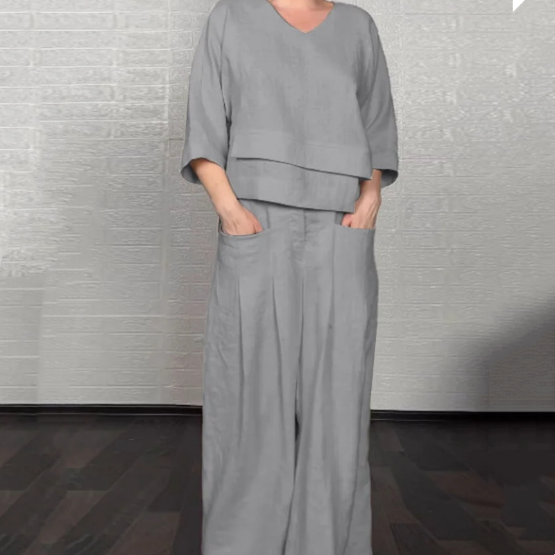 Valentina | 2-piece set with relaxed fit and minimal style for everyday wear