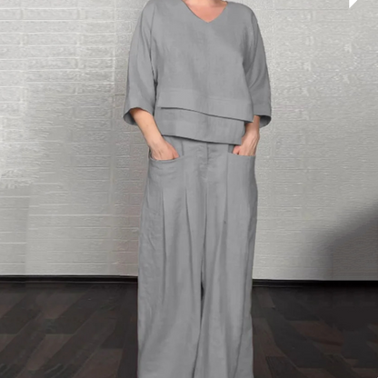 Valentina | 2-piece set with relaxed fit and minimal style for everyday wear