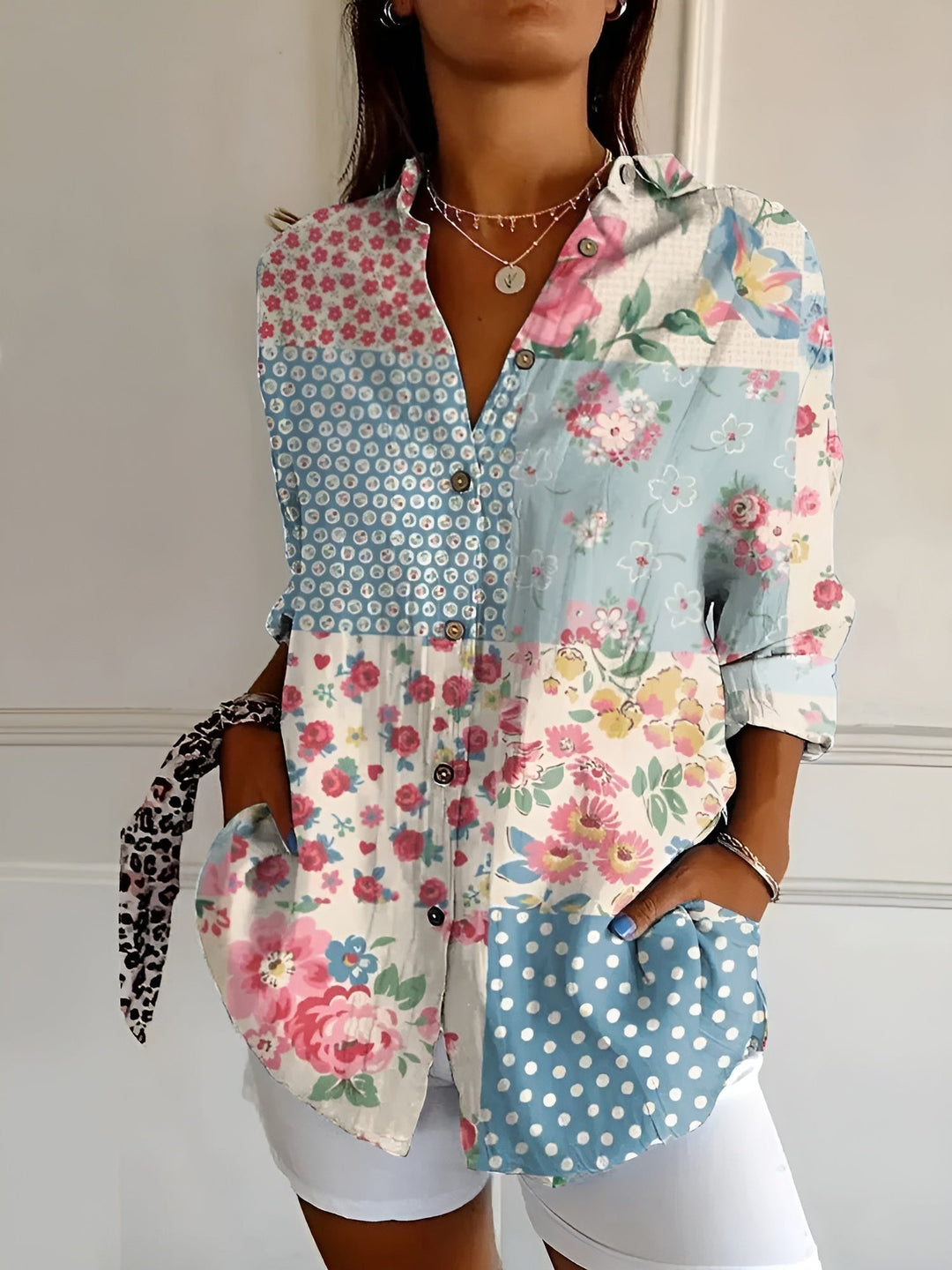 Ronja™ | Blouse with Floral Pattern
