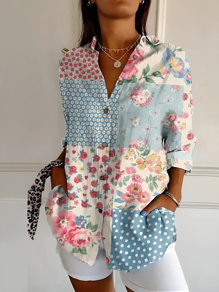 Ronja™ | Blouse with Floral Pattern