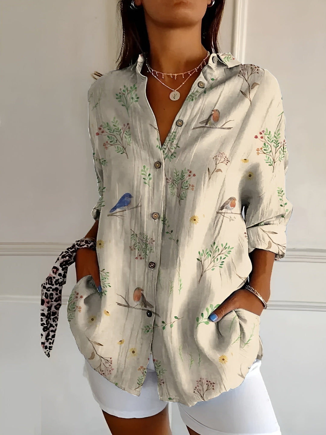 Ronja™ | Blouse with Floral Pattern