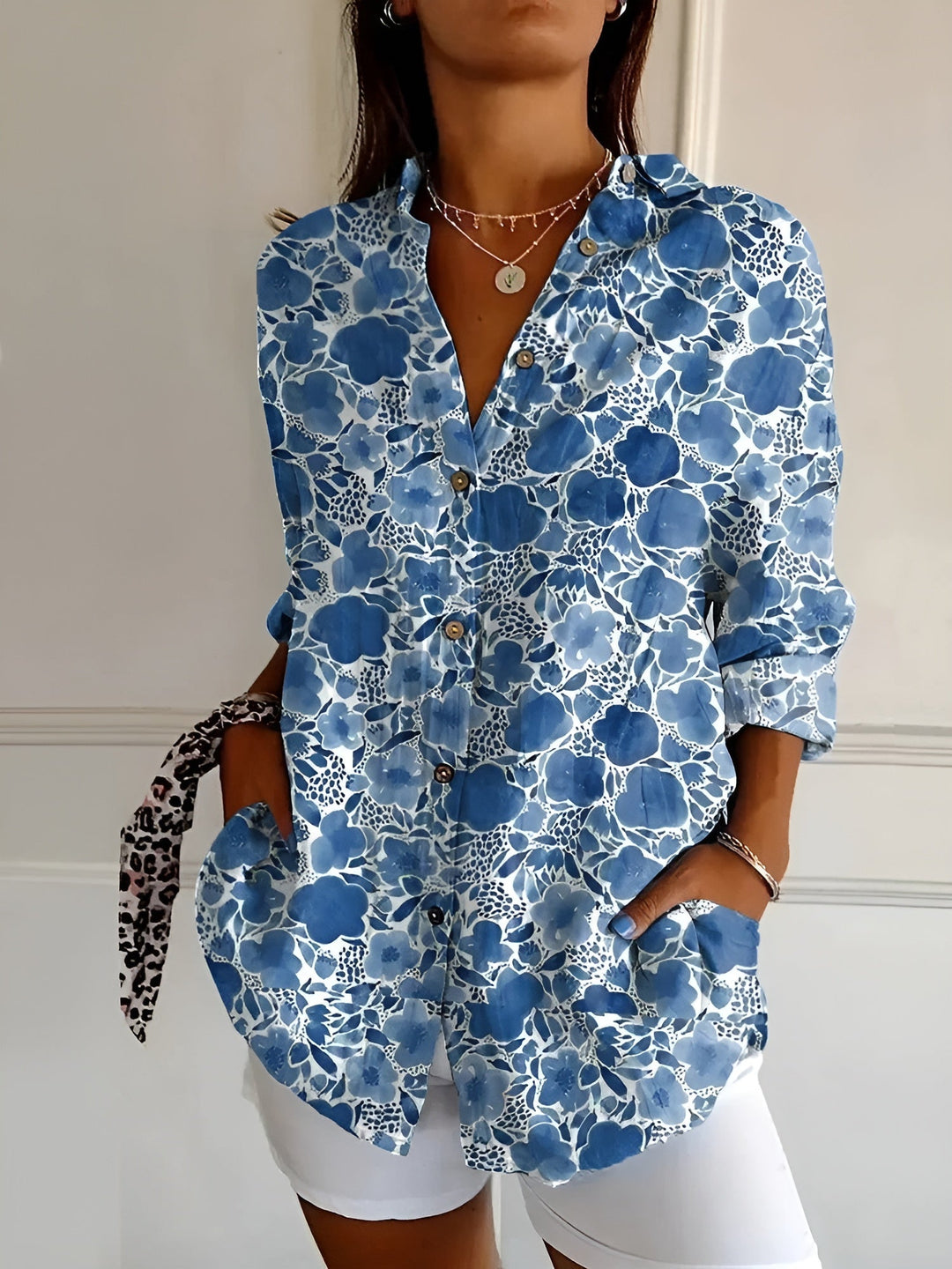 Ronja™ | Blouse with Floral Pattern