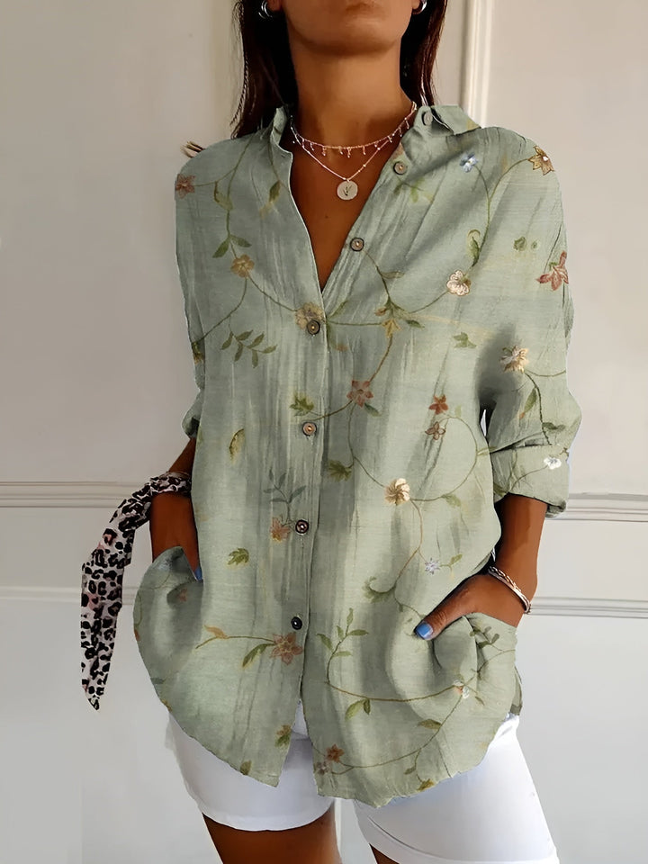 Ronja™ | Blouse with Floral Pattern